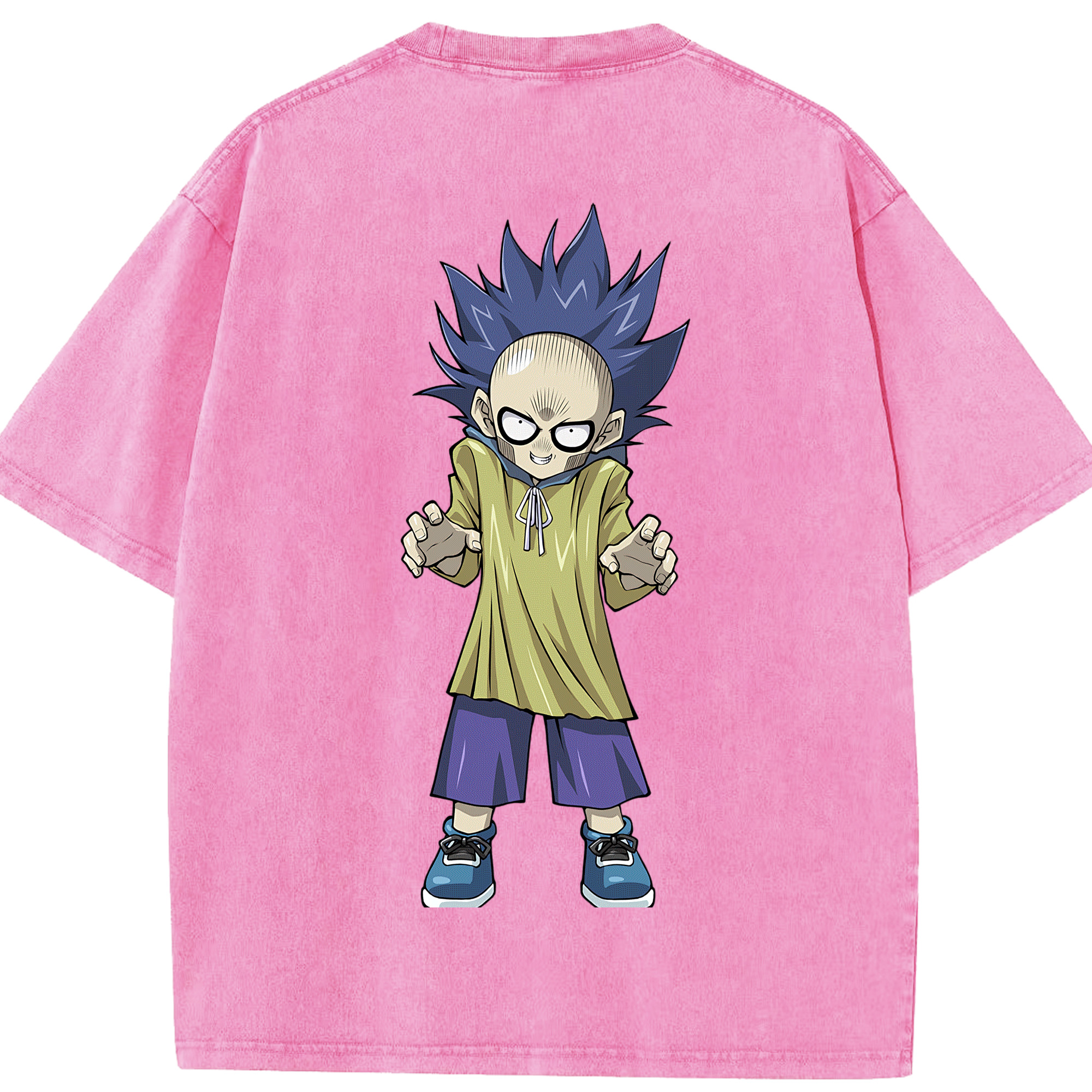 （画像用） 遊☆戯☆王 Yu-Gi-Oh! 綿100% ヴィンテージ風 半袖Tシャツ（背面プリント）